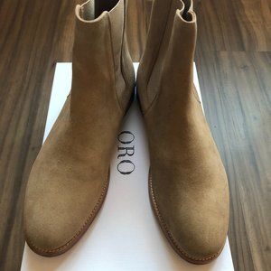 (NEW)ORO los angeles THE CLASSIC TAN CHELSEA BOOTS